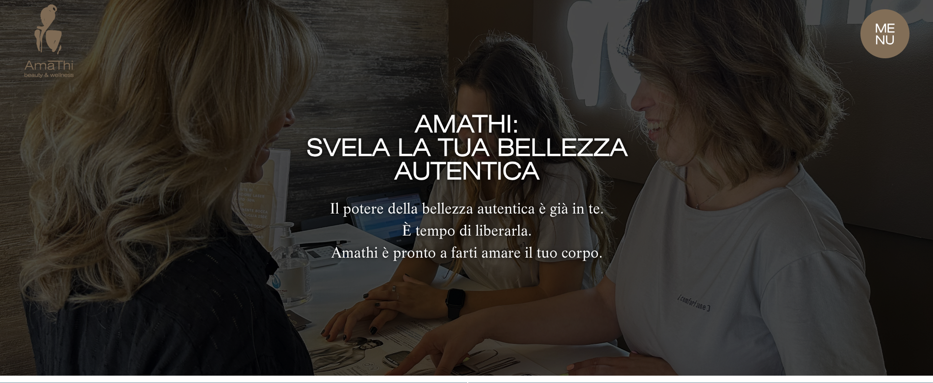 Sito centro estetico Amathi